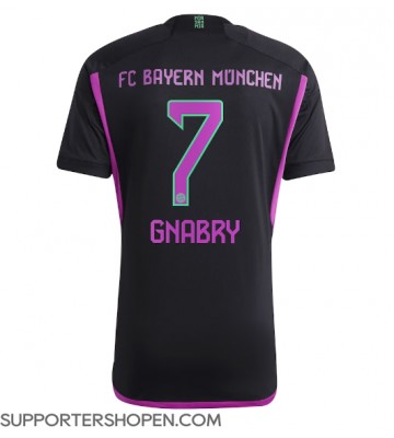 Bayern Munich Serge Gnabry #7 Borta Matchtröja 2023-24 Kortärmad
